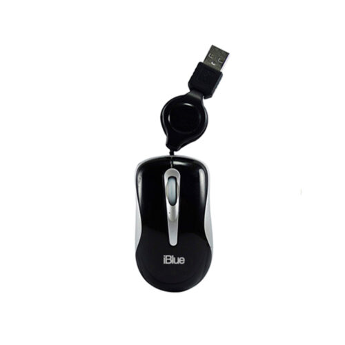 Mouse Iblue Micro Retractil Xmk-977 Black