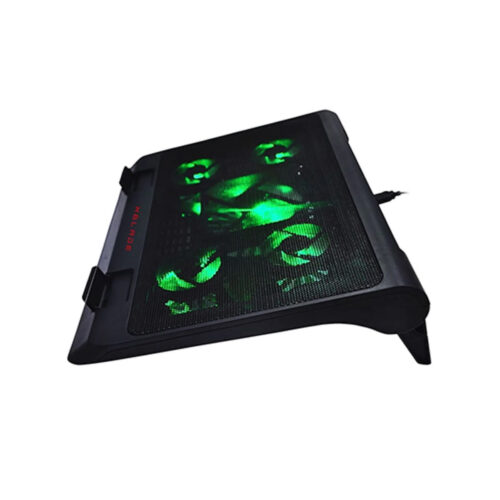 Cooler Xblade P/Notebook Glacius 17″ 5 Fan Usb Green Light Black