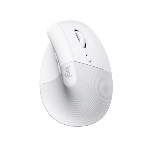 Mouse Logitech Lift Vertical Wireless/Bt White
