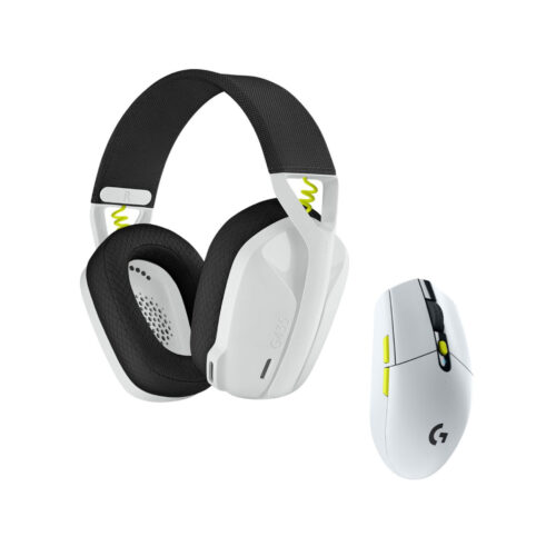 Audifono C/Microf. Logitech G435 + Mouse G305 Wireless Black/White/Green