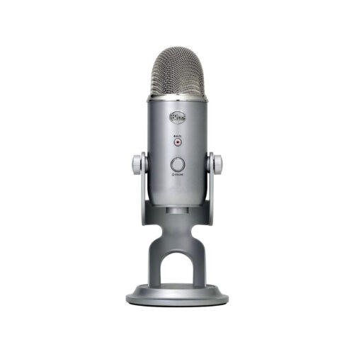 Microfono Blue Yeti Usb Streaming Cardioid / Omni / Bi Led Silver (988-000506)