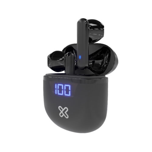 Kx Tws True Wireless Stereo Earbuds With Led Display – Ipx3 – Black (Kte-006bk) /A25518