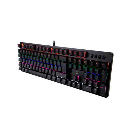 Teclado Mecanico Hp-Gaming Gk100 Rainbow Black/G88548
