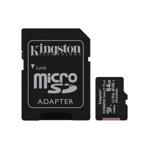 Memoria Microsdhc 64Gb 100Mb/S C10+Adp Kingston / MS44099