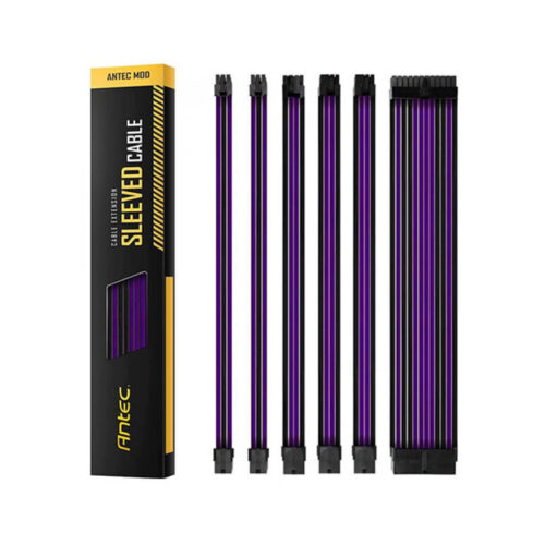 Sleeved Extension Kit Antec Psuscb30-205-Purple/Black 0-761345-99944-1/ SE40529