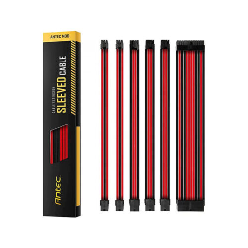 Sleeved Extension Kit Antec Psuscb30-201-Red/Black 0-761345-99943-4 / SE66829