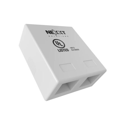 Nexxt Unloaded Surface Mount Box 2 Port White /AE51941